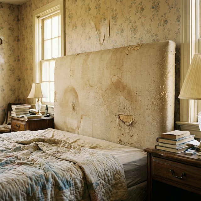 Cabecera King Size antes